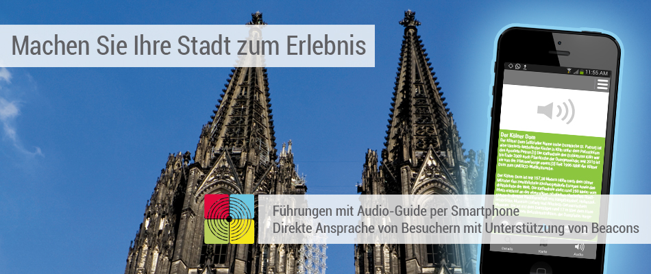 Stadtführungsapp mit Audio-Guide